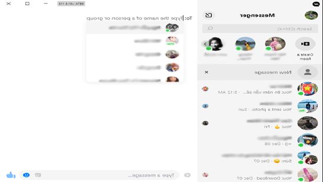 Messenger cho PC sở hữu tính năng tương tự bản online và di động