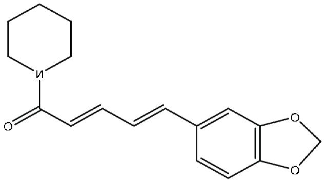 Cấu trúc hóa học của Piperine