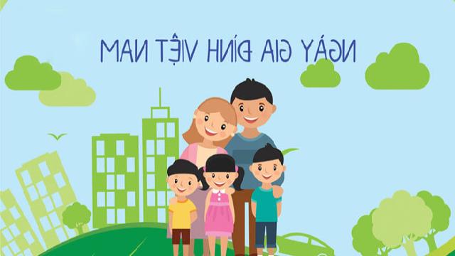 Hướng dẫn tạo thiệp mừng Ngày Gia đình Việt Nam
