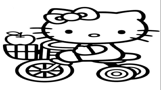 Bộ 40+ mẫu tranh tô màu Hello Kitty dành tặng bé yêu