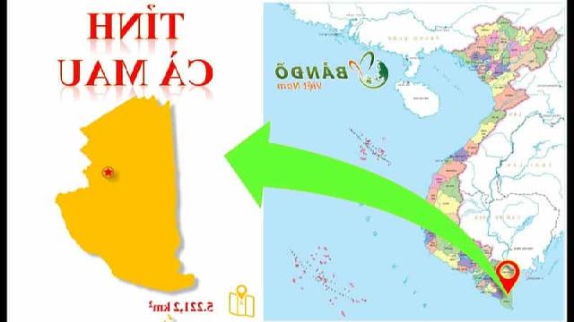 Vị trí địa lý tỉnh Cà Mau