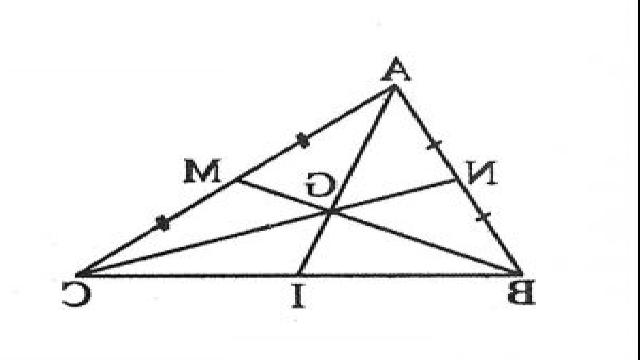 Đường trung tuyến: Lý thuyết, tính chất, công thức tính trong tam giác