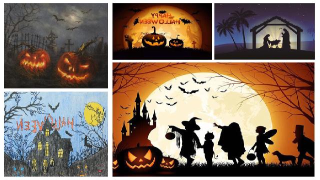 +99 tranh vẽ Halloween đẹp nhất 2023|Cách vẽ tranh Halloween đơn giản